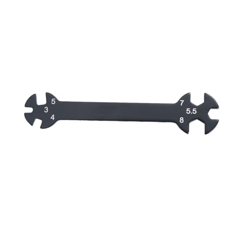 DOITOOL Multifunctional Rc Turnbuckle Wrench Tool Rod Adjusting Tool for Rc Cars Black Finish for Precision Repairs and Adjustments