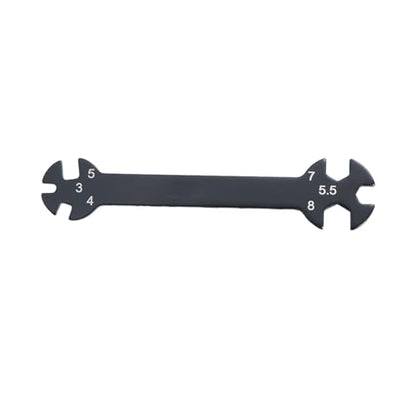 DOITOOL Multifunctional Rc Turnbuckle Wrench Tool Rod Adjusting Tool for Rc Cars Black Finish for Precision Repairs and Adjustments