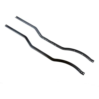 Rc Chassis For Axial For SCX10 II 90046 90047 1/10th Stainless Steel Chassis Frame Rails Set RC Crawler Car Upgrades Accessories Replacement