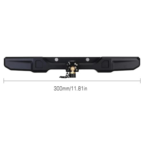 Upgrade Parts Compatible with Axial for SCX6 for Jeep for JLU for Wrangler Metal Front Rear Bumper for 1/6 RC Crawler