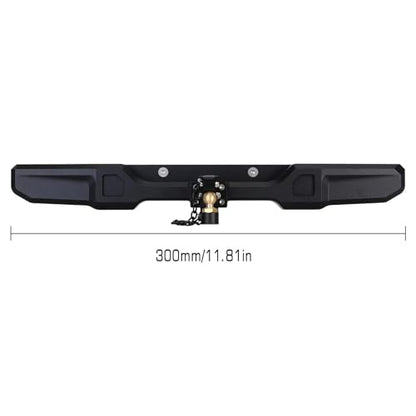Upgrade Parts Compatible with Axial for SCX6 for Jeep for JLU for Wrangler Metal Front Rear Bumper for 1/6 RC Crawler