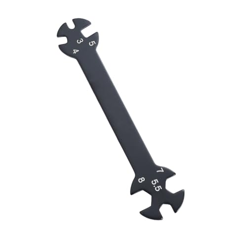 DOITOOL Multifunctional Rc Turnbuckle Wrench Tool Rod Adjusting Tool for Rc Cars Black Finish for Precision Repairs and Adjustments