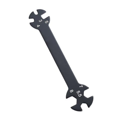 DOITOOL Multifunctional Rc Turnbuckle Wrench Tool Rod Adjusting Tool for Rc Cars Black Finish for Precision Repairs and Adjustments