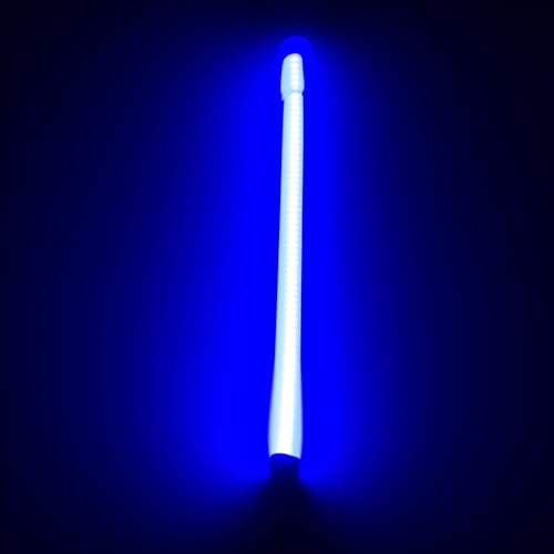 1/10 RC Car Light,LED Light Bar, Taillight,Flexible Strip Tube Whip Light,Antenna Lights for 1/8 Tamiya Losi HPI Rustler Axial TRX4 SCX10 Car Truck Crawler Upgrade Parts (Blue) - color: Blue