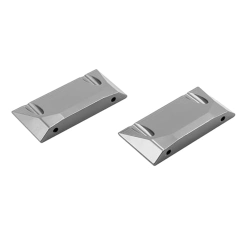 RC Car Accessories Compatible with Axial Scx10 for LCG Aluminum Alloy Upgrades Parts Body for Chassis Axle Bumper Gearbox Side Plates 1/10 Rc Car Accessories(Silver) - color: Silver