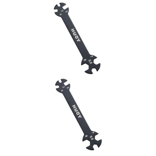 DOITOOL 2pcs Multifunctional Car Rod Wrench Tool Durable Turnbuckle Tool for Easy Repairs and Maintenance of Automotive Accessories
