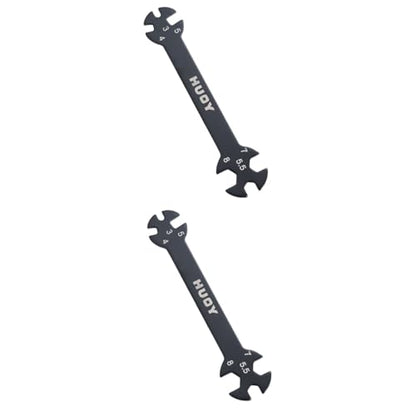 DOITOOL 2pcs Multifunctional Car Rod Wrench Tool Durable Turnbuckle Tool for Easy Repairs and Maintenance of Automotive Accessories