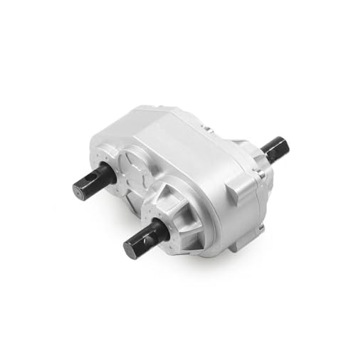 RC Crawler Transfer Case Gearbox 1/10 Scale Metal with 72mm Mount Plate Compatible with 1/10 RC Crawler