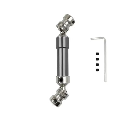 For WLtoys 12428 12423 1/12 RC Car For Buggy Parts 1PC 80mm Metal Rear CVD Drive Shaft Upgrade Accessories RC Car Transmission Shaft(Gray) - color: Gray