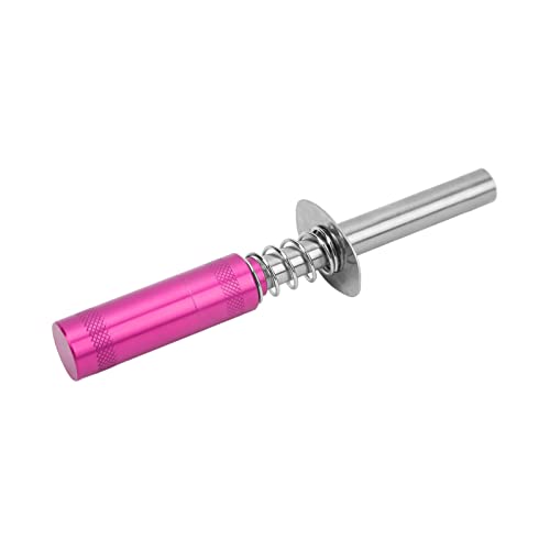 Glow Plug Igniter RC Starter Kit with N3 Glow Plug, RC Engine Igniter for Methanol Fuel Oil Powered Vehicles, Aluminum Alloy Glow Plug Starter for HSP 80103 RC Car, Aircraft, Ships (Rose Red) - color: Rose Red