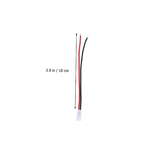 LIOOBO 20pcs Battery Cable Connectors Male Female Ultra Silicone Wire for Rc Car Plane Drone No Shorting Risk