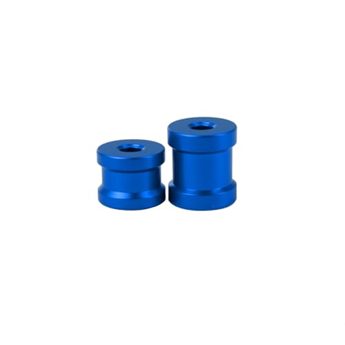 Aluminum Rear Chassis Brace Collar Spacer Set for Arrma 1/8 Kraton Notorious Outcast Talion 6S RC Part (Blue) - color: Blue