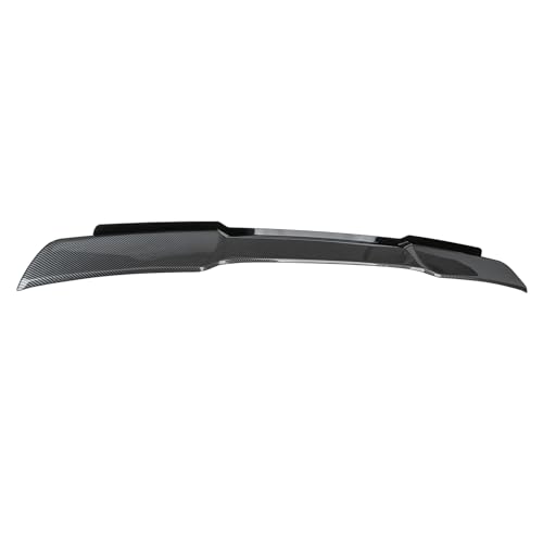 Carbon Fiber For 2005-2013 Chevy Corvette C6 ZR1 Extended Style Rear Trunk Lid Wing Spoiler Light Tinted Wicker bill, with Acrylic Plate - size: For Chevy Corvette C6 ZR1 (2005-2013)
