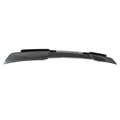 Carbon Fiber For 2005-2013 Chevy Corvette C6 ZR1 Extended Style Rear Trunk Lid Wing Spoiler Light Tinted Wicker bill, with Acrylic Plate - size: For Chevy Corvette C6 ZR1 (2005-2013)