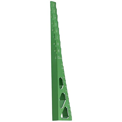 RC Model Car Ride Height Droop Gauge Adjuster Ruler for 1/10 1/16 1/14 RC Touring Car Drift car (Green) - color: Green