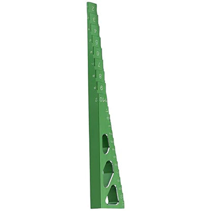 RC Model Car Ride Height Droop Gauge Adjuster Ruler for 1/10 1/16 1/14 RC Touring Car Drift car (Green) - color: Green