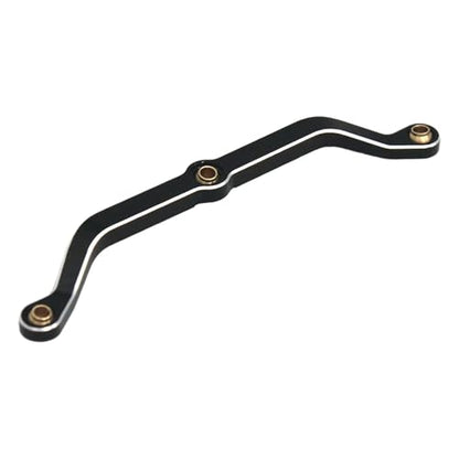 Compatible with C8801 AX-8560 1/18 RC Truck Model Accessory Upgrade Parts Steering Rod Steering Linkage Servo Link RC Car Pull Rod Linkage - color: Black