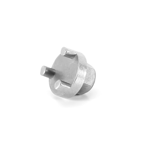 INJORA M2 Wheel Nuts 6mm Stainless Steel Nuts 4PCS for 1/24 RC Crawler Axial SCX24 AX24 Upgrade - size: 6mm