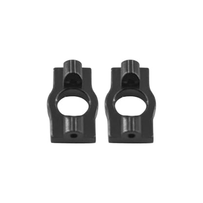 Caster Blocks C Hubs Metal Aluminum for Lo-si Micro b Upgrades Parts 1/24 Accessories RC car 2WD Buggy RTR LOS00007 Replacement(Black) - color: Black