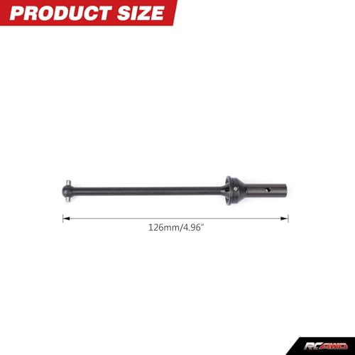 RCAWD Driveshaft Set Front and Rear CVD Drive Shafts Center Driveshafts Dogbones for Arrma Felony Infraction 6S Limitless V1 Upgrade Parts