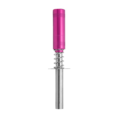 Alomejor Glow Plug Igniter Lightweight Compact RC Engine Starter for HSP 80103 Aircraft Ships (Rose) - color: Red