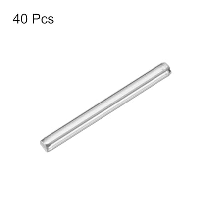 MECCANIXITY 40pcs 2mmx20mm Toys Shaft Round Rod Axles Drive Shaft for DIY RC Car Truck Boat Helicopter Model Part, Silver - size: 2mmx20mm