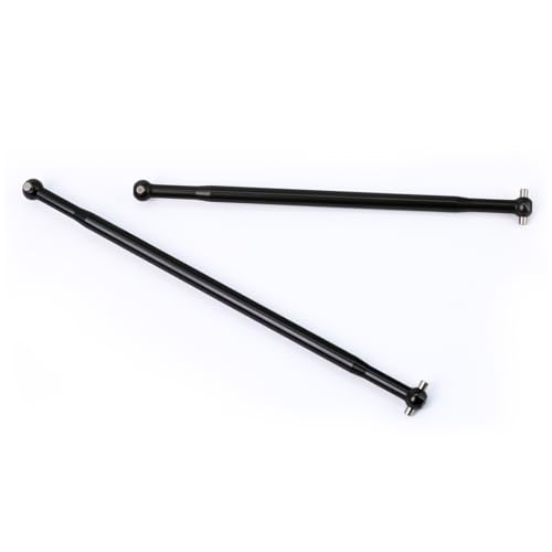 Steel Front & Rear Center Driveshaft Upgrades Part for 1/7 Big Rock 6S BLX,ReplaceARA310952&ARA310460(Black)