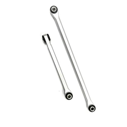 for Axial UTB18 1/18 rc Car Part Aluminum Alloy Steering Link Rod Linkage Tie Spare Parts RC Links Linkage(Silver) - color: Silver