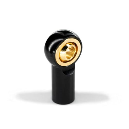 [20Pcs] M3 RC Ball Joint Rod End Links, CNC Aluminum Alloy M3 Rod Ends with Gold-Plated Copper Ball, Precision Linkage Ends for 1/10 RC Crawler Axial SCX10, Traxxas, Tamiya, Redcat -Black - color: Black