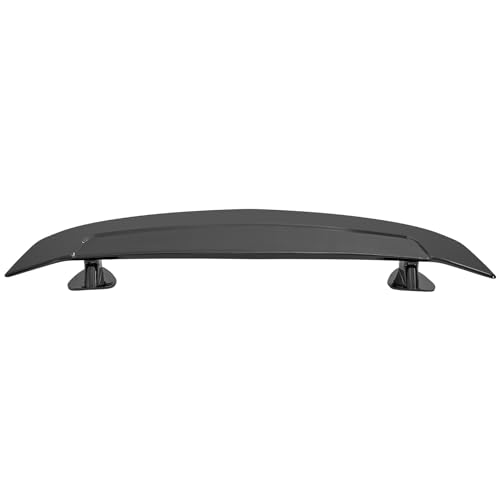VEVOR GT Wing Car Spoiler, 46.3 inch Universal Spoiler, Compatible with Most Sedans and Coupes, High Strength ABS Material, Car Rear Spoiler Wing, Racing Spoiler BGW/JDM Drift Glossy Black - size: 46.3 Inch, style: ABS