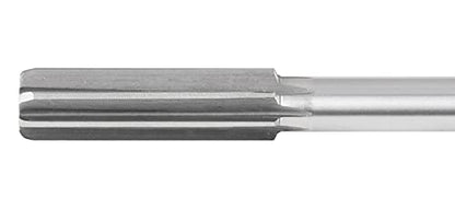 Accusize Industrial Tools 15.0 mm H.S.S. M2 Straight Shank Straight Flute Chucking Reamers, Right Hand, Shank Dia 11 mm, 6 Flute, 8'' Oal, 0400-5150 | 15.0 mm HSS M2 Straight Shank Straight Flute Chucking Reamers, RH, Shank 11 mm, 6 Flute, 8" OAL - size:
