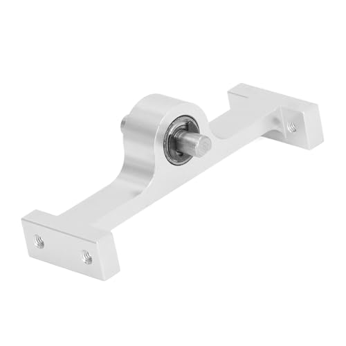 RC Transfer Case Assembly 70mm Aluminum Alloy Gearbox with 5mm Steel D Shaft for 110 Scale Crawler Upgrade Parts Compatible with SCX10 III Gen8 (Silver) - color: Silver