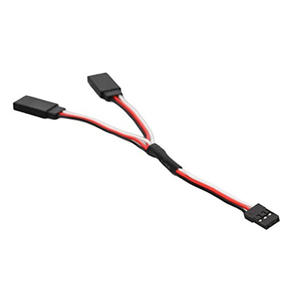 10 Pcs Servo Y Extension Cable for Futaba JR Rc Car Airplanes, 3 Pin Female to Male Wire Connector