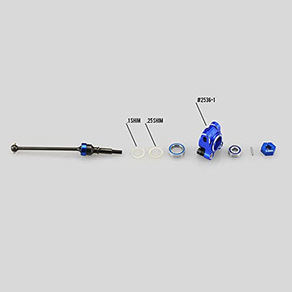 JConcepts Inc. B74 Aluminum Rear hub Carriers Blue - Set JCO25361 Electric Car/Truck Option Parts