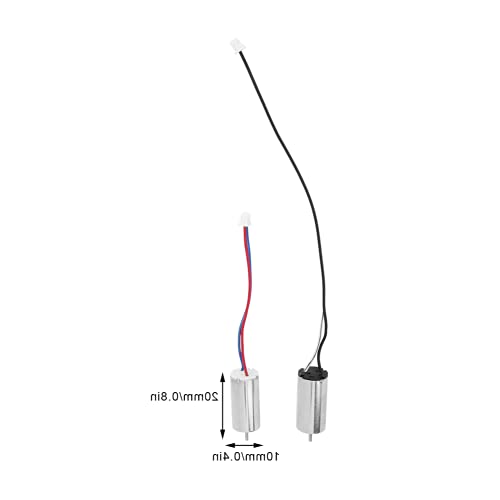 4Pcs Dc 3.7V 44000Rpm Brush, -2400 Motor Motor 10X20Mm Micro Motor Wire for Robot Drone