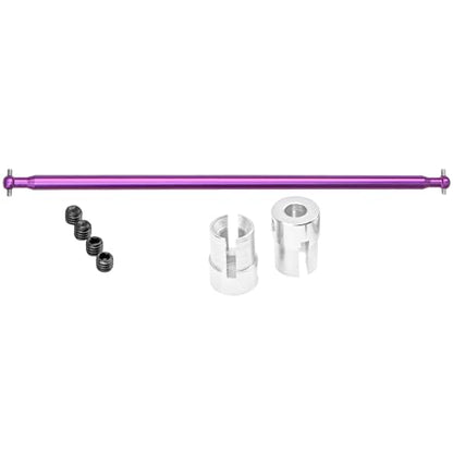 Metal 170mm Drive Shaft Centre Joint Dog Bone 04003 & 02016 Steel Drive Cup Compatible with Redcat Volcano Epx Pro Tornado Sandstorm HSP 94111 94170 1/10 RC Car Truck