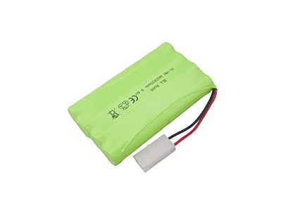 sea jump 2PCS 9.6V 2800mah AA Rechargeable Battery with Tamiya Plug and USB Charging Cable for RC Remote Control Vehicles, Trucks, Tanks, Engineering Vehicles, RC Ships, Toys, Car Batteries
