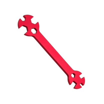 Special Tool Wrench 3/4 / 5/5.5/7 / 8MM Remote Control Car Multifunction Tool Turnbuckle Wrench Suitable for Repair Work Remote Control Car Turnbuckle - color: Red