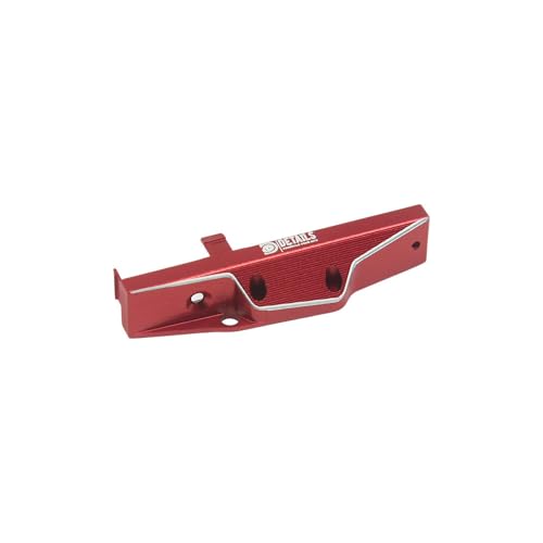 Hobby Details Aluminum Rear Axle Gear Box Skid Link Wheel Upgrade Set for 1/30 Axial SCX30 Jeep Wrangler RC Cars, Red (Aluminum Slider) - color: Aluminum Slider