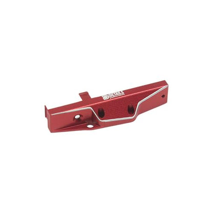 Hobby Details Aluminum Rear Axle Gear Box Skid Link Wheel Upgrade Set for 1/30 Axial SCX30 Jeep Wrangler RC Cars, Red (Aluminum Slider) - color: Aluminum Slider