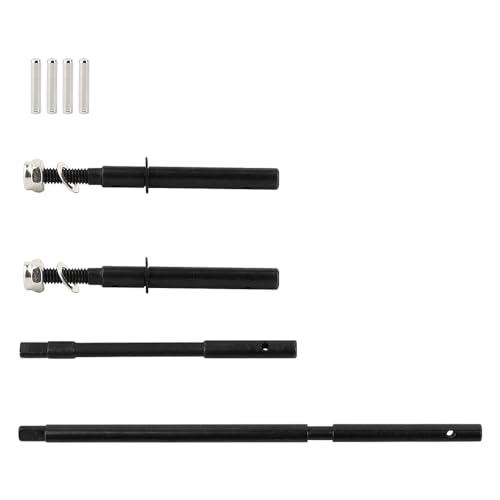 Hard Steel Front Rear Portal Axle CVD Shaft for 1/10 RC Crawler Axial Wraith 90018 RR10 AX10 Upgrade Part (Rear Shaft)
