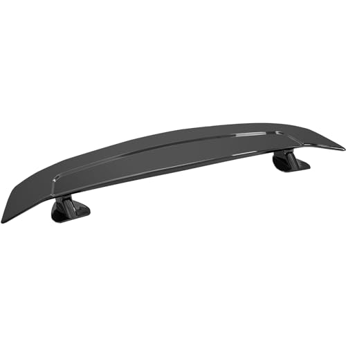 VEVOR GT Wing Car Spoiler, 46.3 inch Universal Spoiler, Compatible with Most Sedans and Coupes, High Strength ABS Material, Car Rear Spoiler Wing, Racing Spoiler BGW/JDM Drift Glossy Black - size: 46.3 Inch, style: ABS