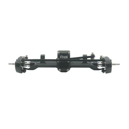 S11 Ultimate Axle with Brass Tungsten Steel Steering Knuckles +11mm Counterweight Front and Rear Axle for Axial 1/24 SCX24 RC Upgrade Parts