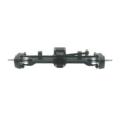S11 Ultimate Axle with Brass Tungsten Steel Steering Knuckles +11mm Counterweight Front and Rear Axle for Axial 1/24 SCX24 RC Upgrade Parts