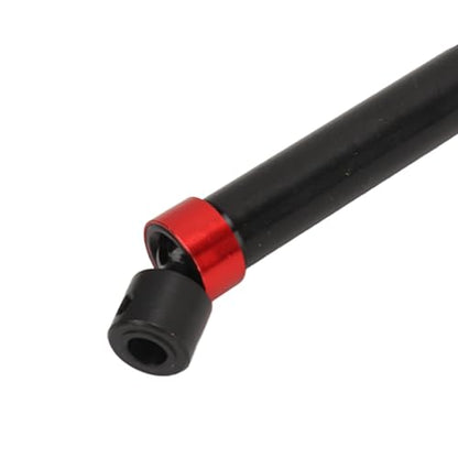 RC Car Drive Shaft Parts, 143 220mm RC Steel Drive Shaft Metal Drive Shafts Front Drive Shaft Set Accessory for Axial SCX10 90046 CC01 1/10 RC Car Crawler (Black)