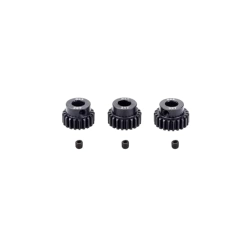 Compatible with 1/8 RC Car Brushless Motor 3PCS M0.6 5Mm Metal Pinion Motor Gear Set RC Assortment