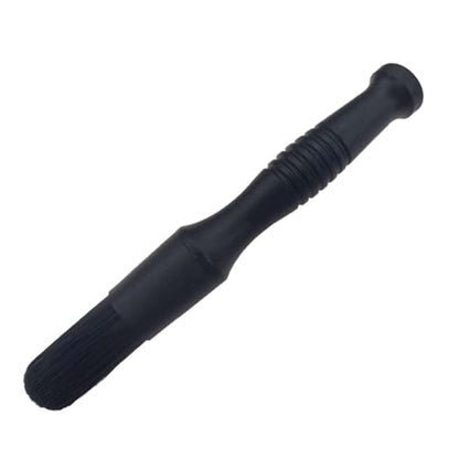 Car Parts Washer Brush, Bullet Head Parts Cleaning Brush for Cleaning Car Interior Exterior, Engine Parts, Wheel Bearing, Boats, Household Grime (Black) - color: Black