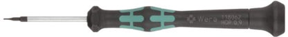 Wera 05118062003 Kraftform Micro 2054 Hexagon Electronics Precision Screwdriver, 0.9mm Head, 40mm Blade Length - size: Hexagon 0.9mm Head, 40mm Blade