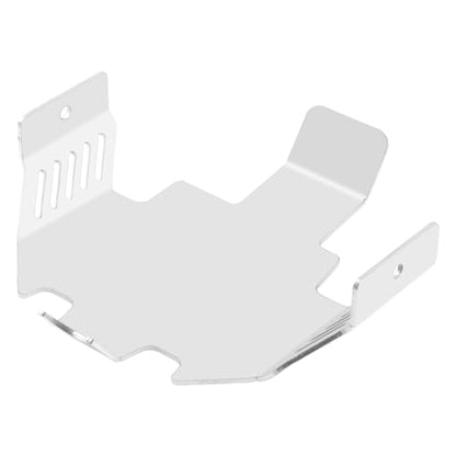 4Pack Vgoohobby Stainless Steel RC Skid Plate RC Chassis Armor Protector Front Guard Compatible with Traxxas TRX-4 1/10 RC Crawler Car Upgrade Parts