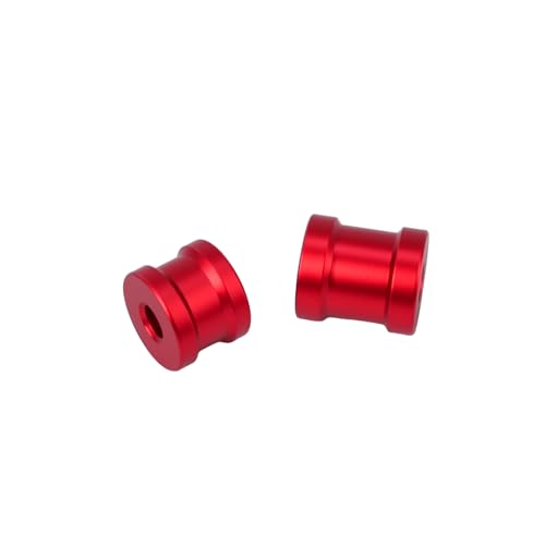 Aluminum Rear Chassis Brace Collar Spacer Set for Arrma 1/8 Kraton Notorious Outcast Talion 6S RC Part (Red) - color: Red